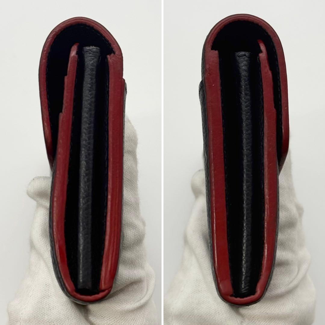 極美品✨ルイヴィトン アンプラント ポルトフォイユサラ 長財布 マリーヌルージュ