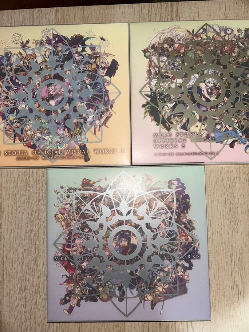 【1〜3弾セット】メルクストーリア オフィシャルビジュアルワークス 1～3弾