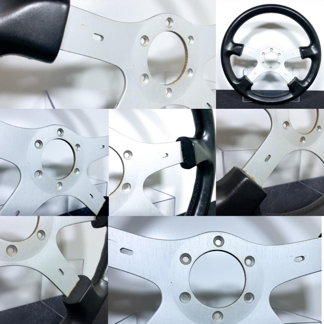 イタルボランテ プレステージ 4スポーク レザーステアリング 36φ 美品