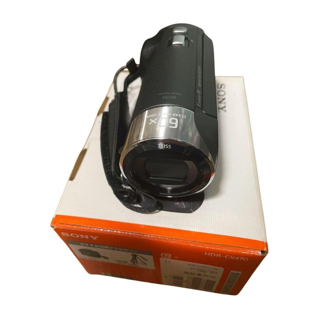 SONY HDR-CX470 ハンディカム フルHD 60倍ズーム 箱付