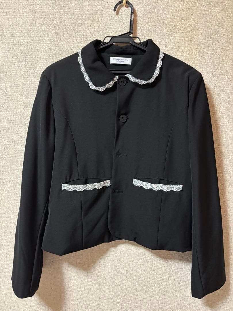 smyeon レース付きコンパクト ジャケット