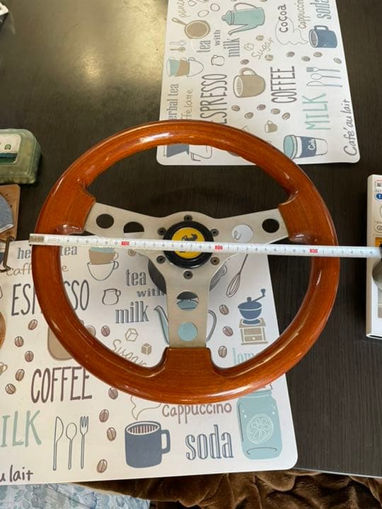 フェラーリ　ウッドステアリング　ステアリング