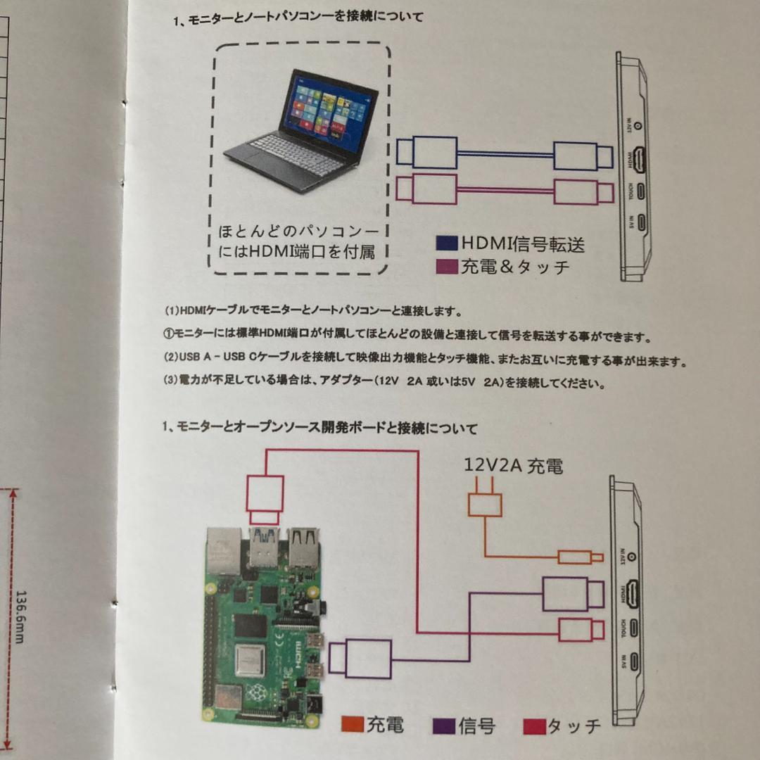 【新品・未使用】モバイルモニタ MAGEDOK T080A 8インチIPS