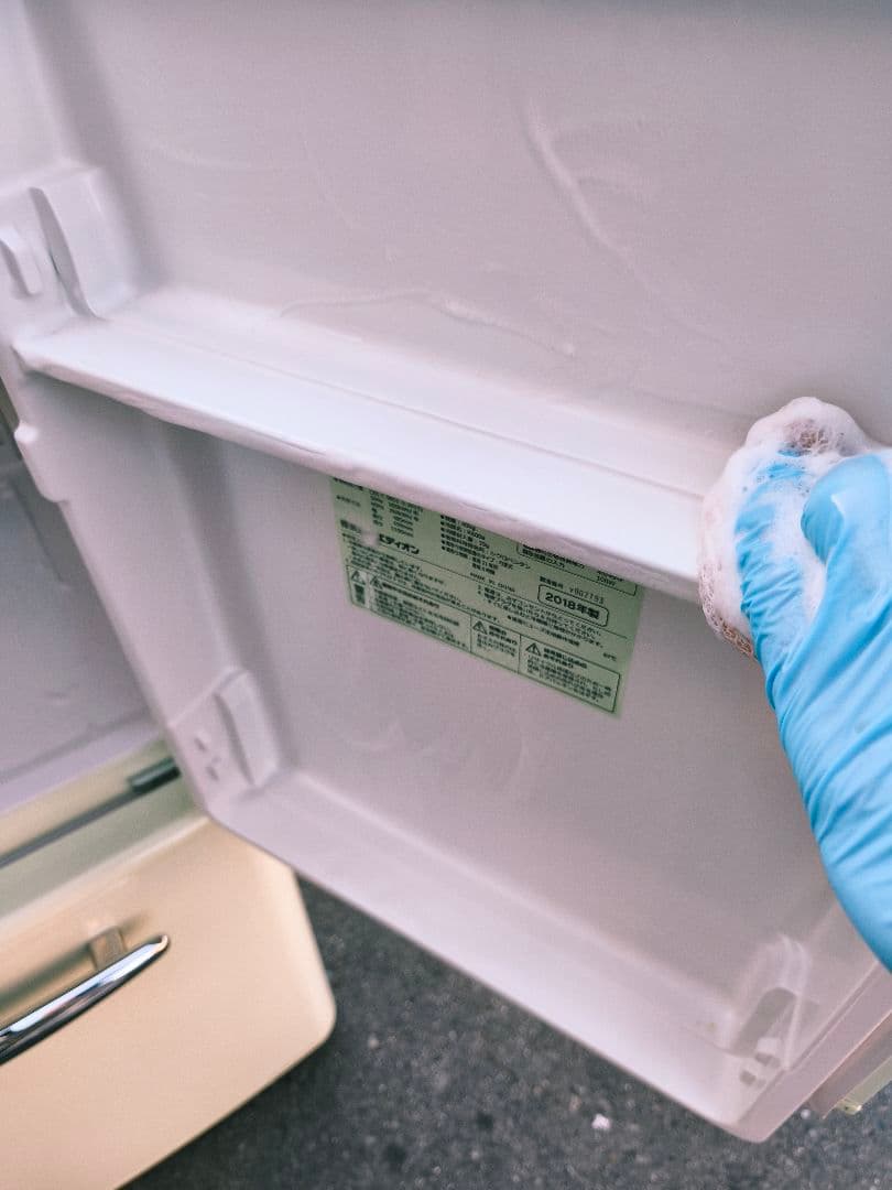 関東限 廃盤色 条件で無料配 18年 eanple エディオン 冷蔵庫 レトロ