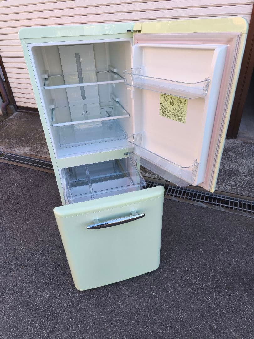 関東限 廃盤色 条件で無料配 18年 eanple エディオン 冷蔵庫 レトロ