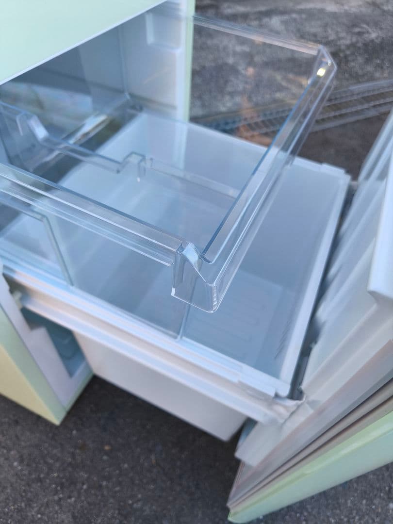 関東限 廃盤色 条件で無料配 18年 eanple エディオン 冷蔵庫 レトロ