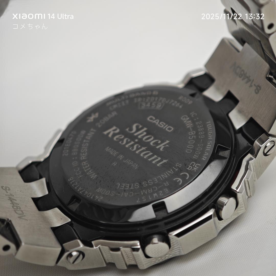 【美品】カシオ G-SHOCK　GMW-B5000D-1JF　保証あり