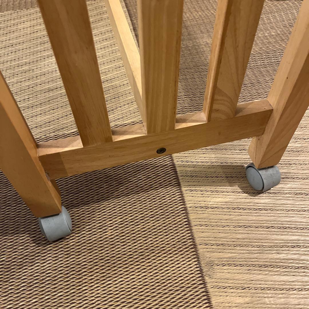 【6/30迄の出品】ガラストップカウンターテーブル ハイテーブル