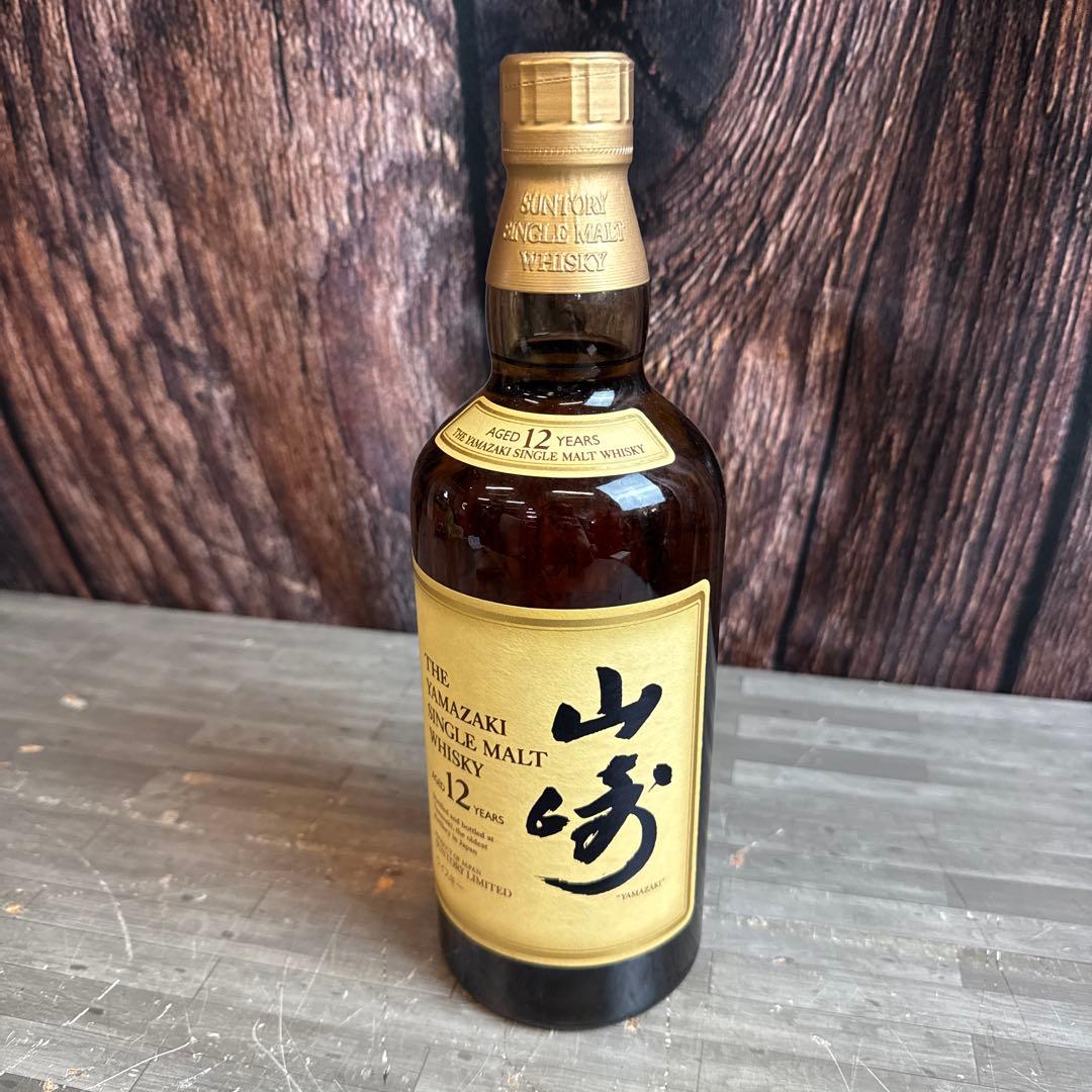 未開栓 Suntory サントリー 山崎 12年 シングルモルトウイスキー