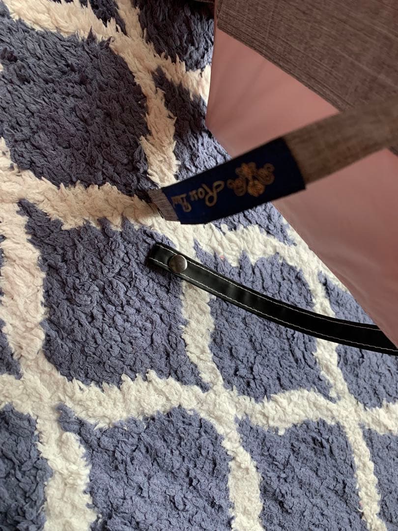 新品タグつき　芦屋ロサブラン日傘 2段折りミドル コンビ 55cm 曲がり手元