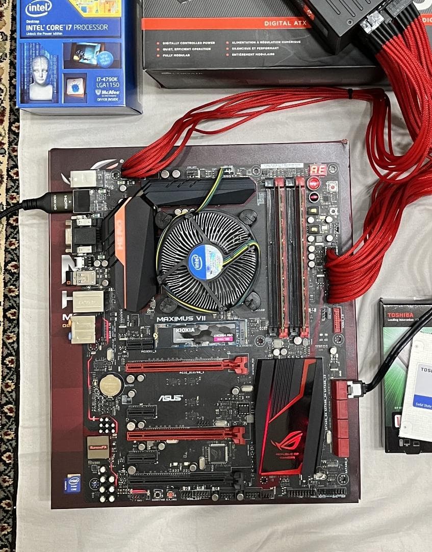 ASUS MAXIMUS VII HERO メモリ i7 4790K ３点セット