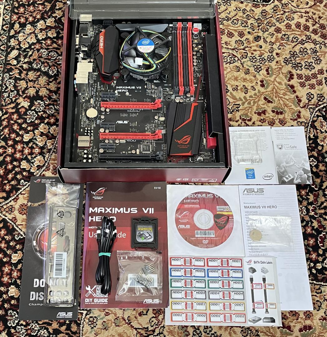 ASUS MAXIMUS VII HERO メモリ i7 4790K ３点セット