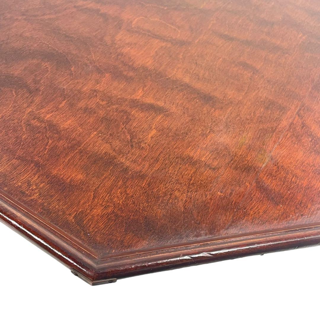 HR276 【レア】松本民芸家具 八角膳 ミズメザクラ 飾り台 花台 座卓机