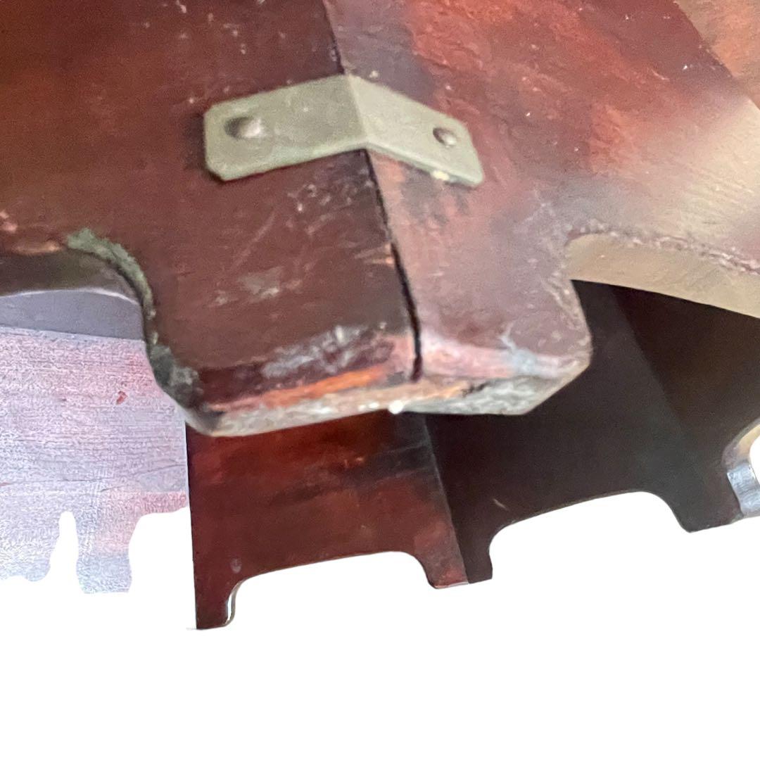 HR276 【レア】松本民芸家具 八角膳 ミズメザクラ 飾り台 花台 座卓机