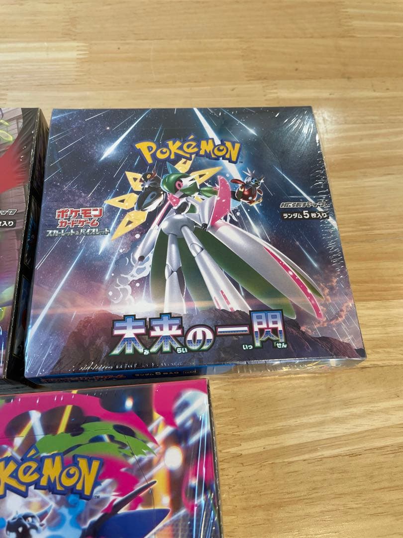ポケカ未開封シュリンク付き　インヘェルノ　未来の一閃　ムニキスゼロ　合計3BOX