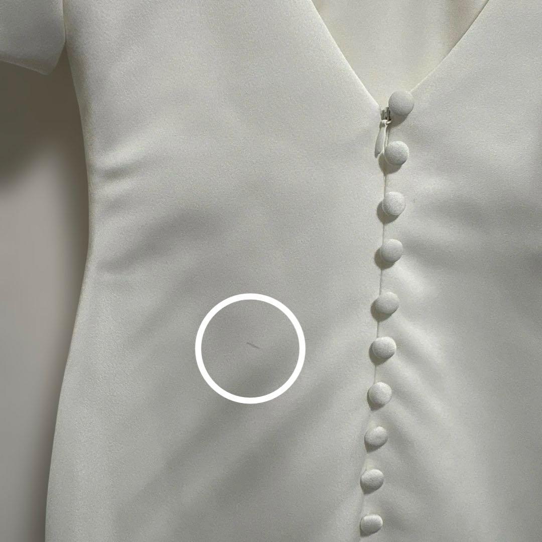 DRESS PRODUCTION パフスリーブバックVマーメイドドレス W253