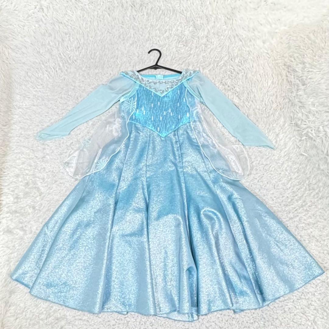 Disney RESORT タグ アナ雪 エルサ ドレス 120cm 刺繍レース