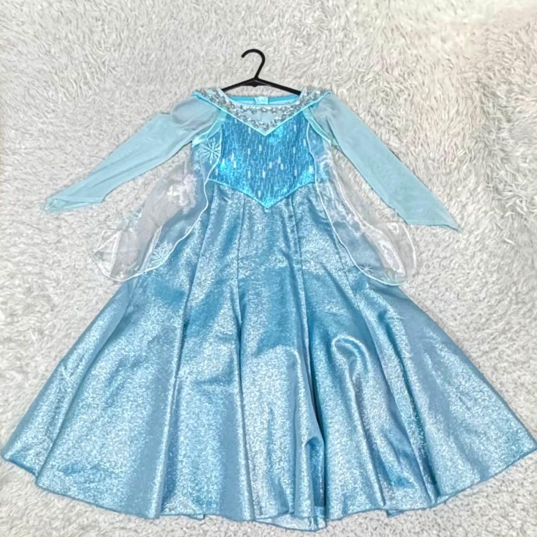 Disney RESORT タグ アナ雪 エルサ ドレス 120cm 刺繍レース