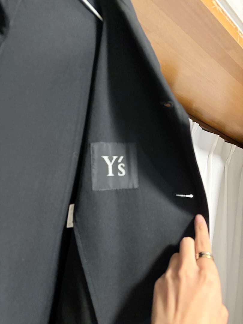 Y's ヨウジヤマモト　ブラック シングルライダースジャケット