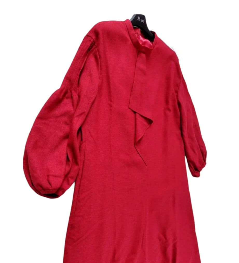 【りんだママ様】24FW新品　ベーシックアムンゼンワンピース　レッド　38