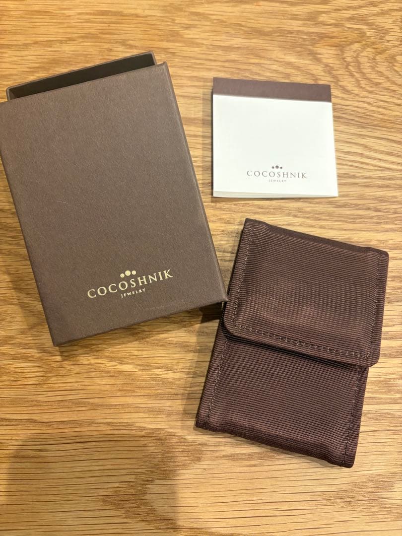 COCOSHNIK ゴールド ネックレス　K10イエロー