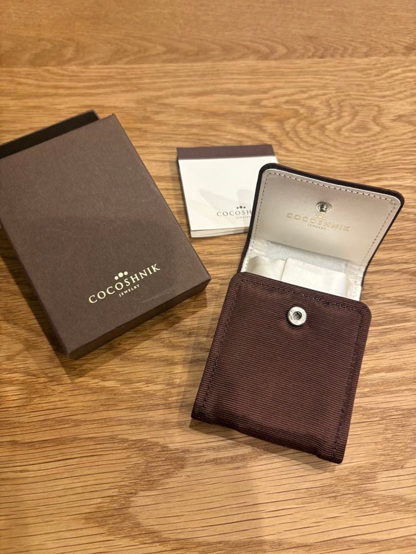 COCOSHNIK ゴールド ネックレス　K10イエロー