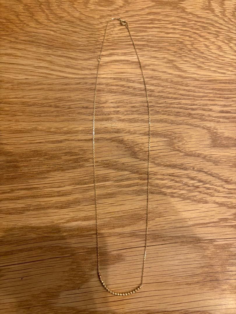 COCOSHNIK ゴールド ネックレス　K10イエロー