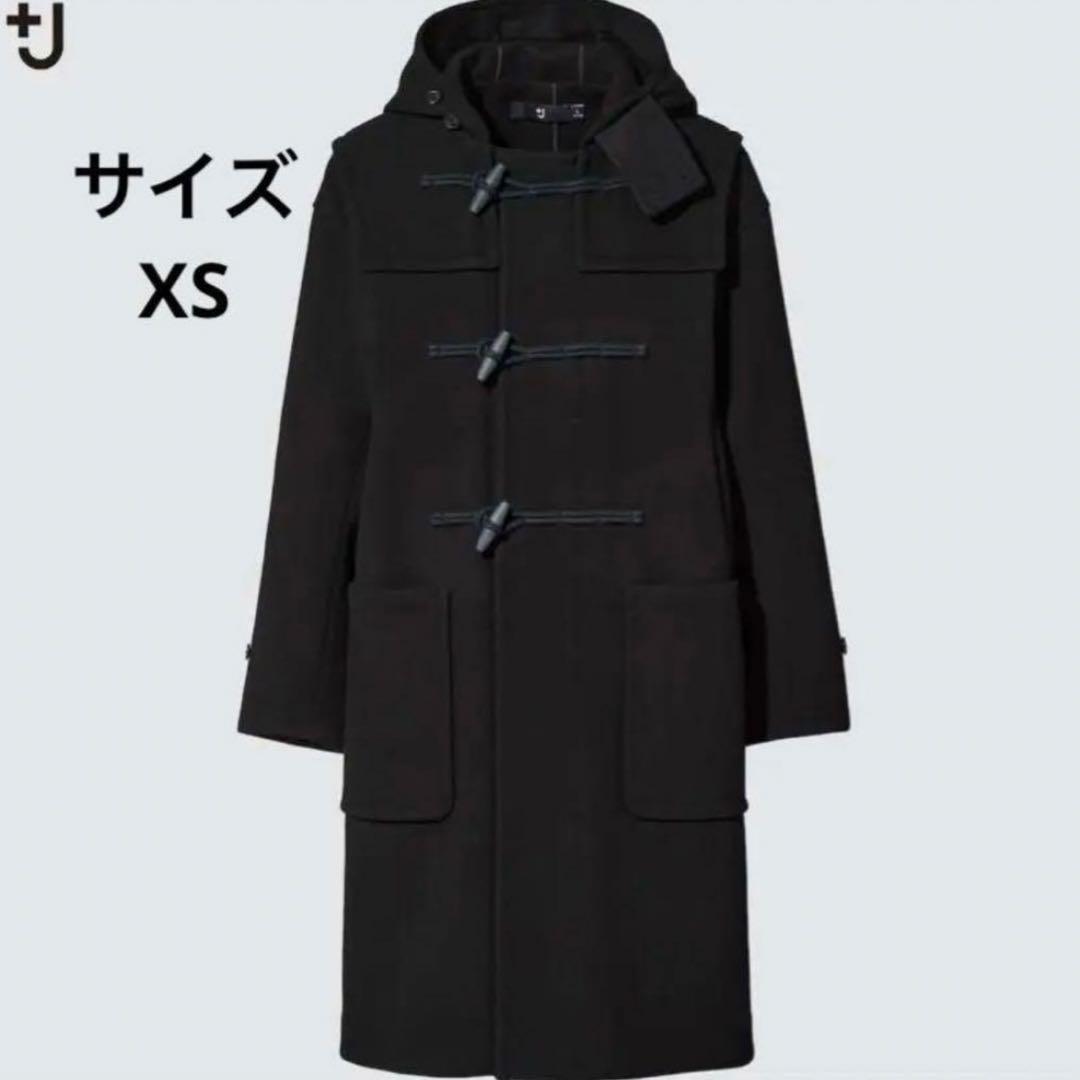 ユニクロ +J ウールオーバーサイズダッフルコート ブラック XS ジルサンダー