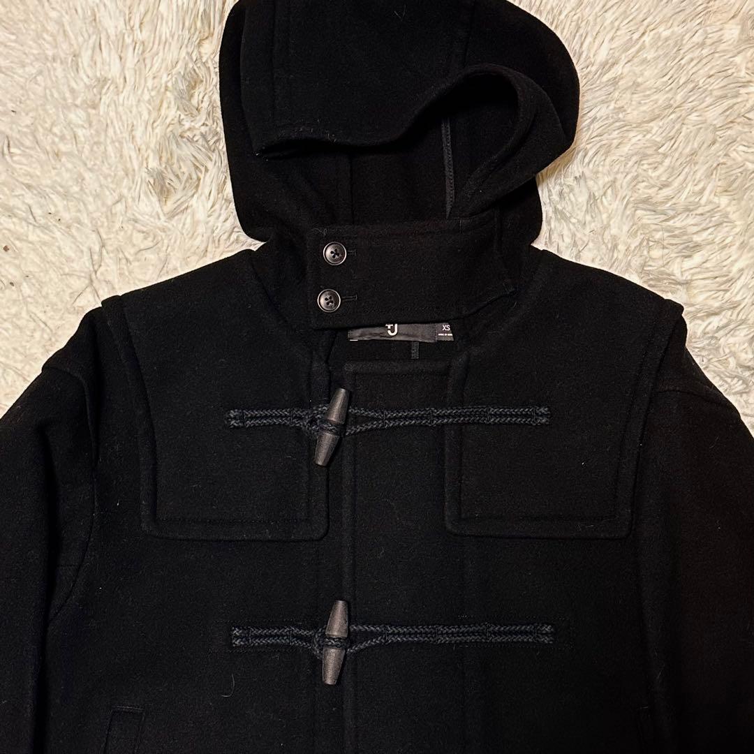 ユニクロ +J ウールオーバーサイズダッフルコート ブラック XS ジルサンダー