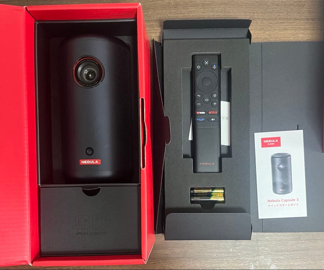 《美品》Anker Nebula Capsule 3 プロジェクター