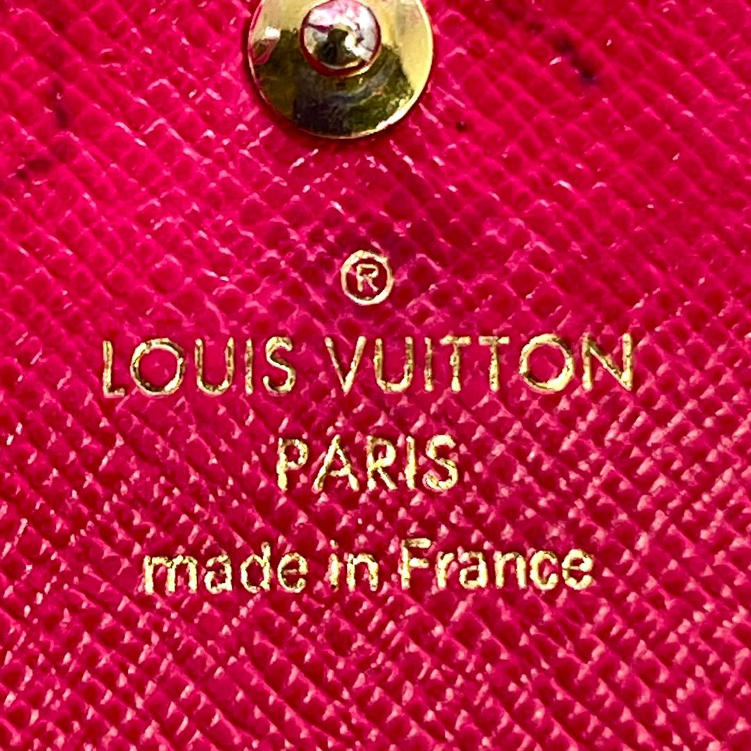 ルイヴィトン モノグラム フラワーチャーム ポルトフォイユ エミリー 長財布