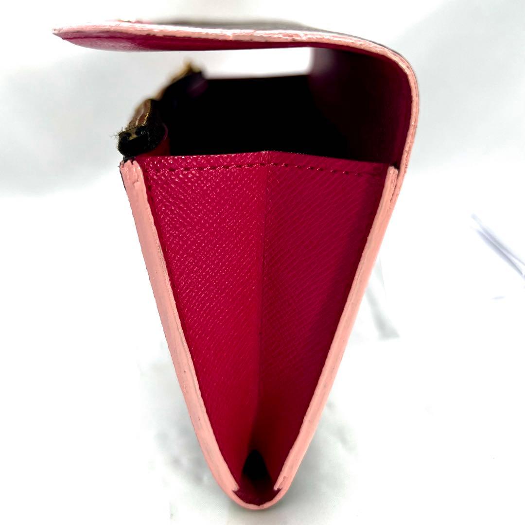 ルイヴィトン モノグラム フラワーチャーム ポルトフォイユ エミリー 長財布