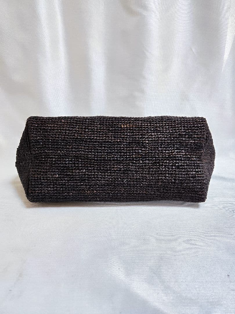 DEUXIEME CLASS A POINT ETC ラフィア クラッチ バッグ