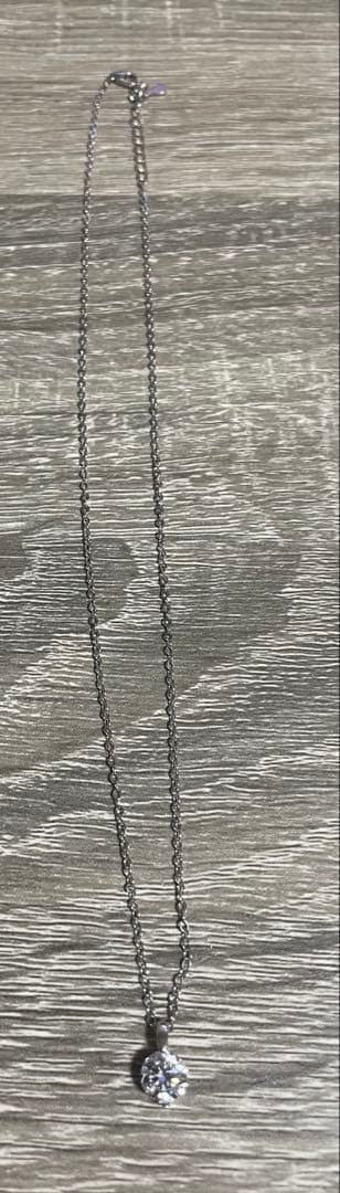 【かず】ダイヤモンドネックレス　プラチナpt950刻印あり