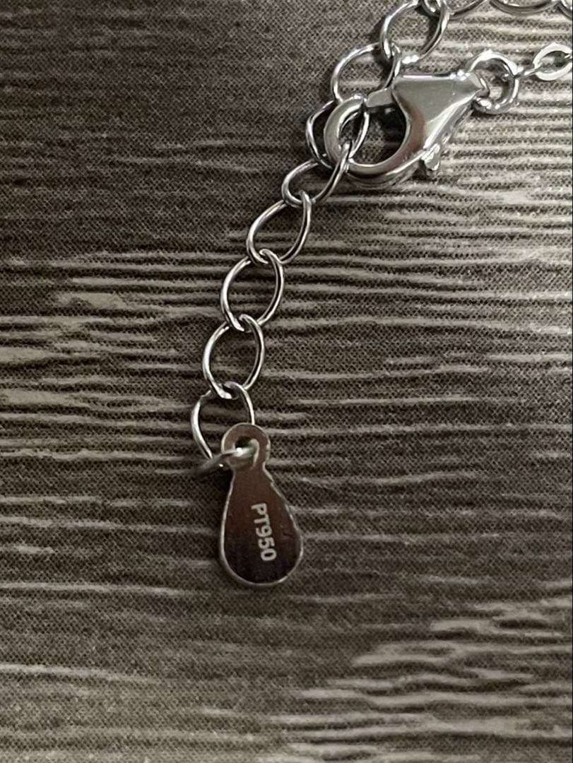 【かず】ダイヤモンドネックレス　プラチナpt950刻印あり