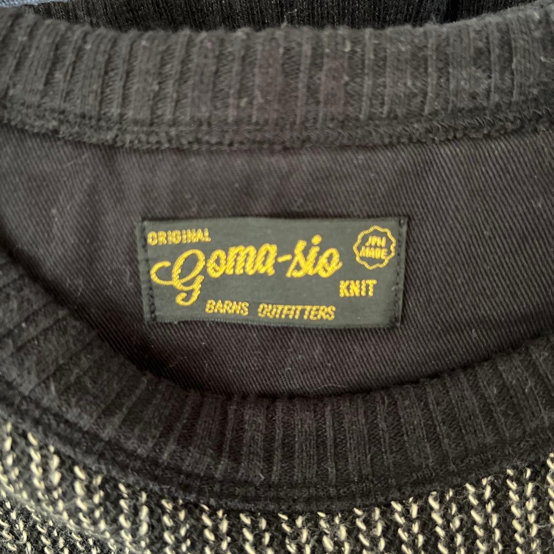 BARNS ビーチクロス goma-sio クルーネックスウェット