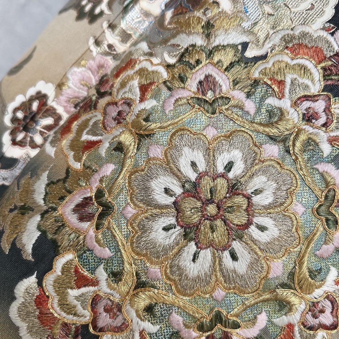 留袖　フルセット　黒留袖　ヤマト謹製　刺繍　豪華　作家物