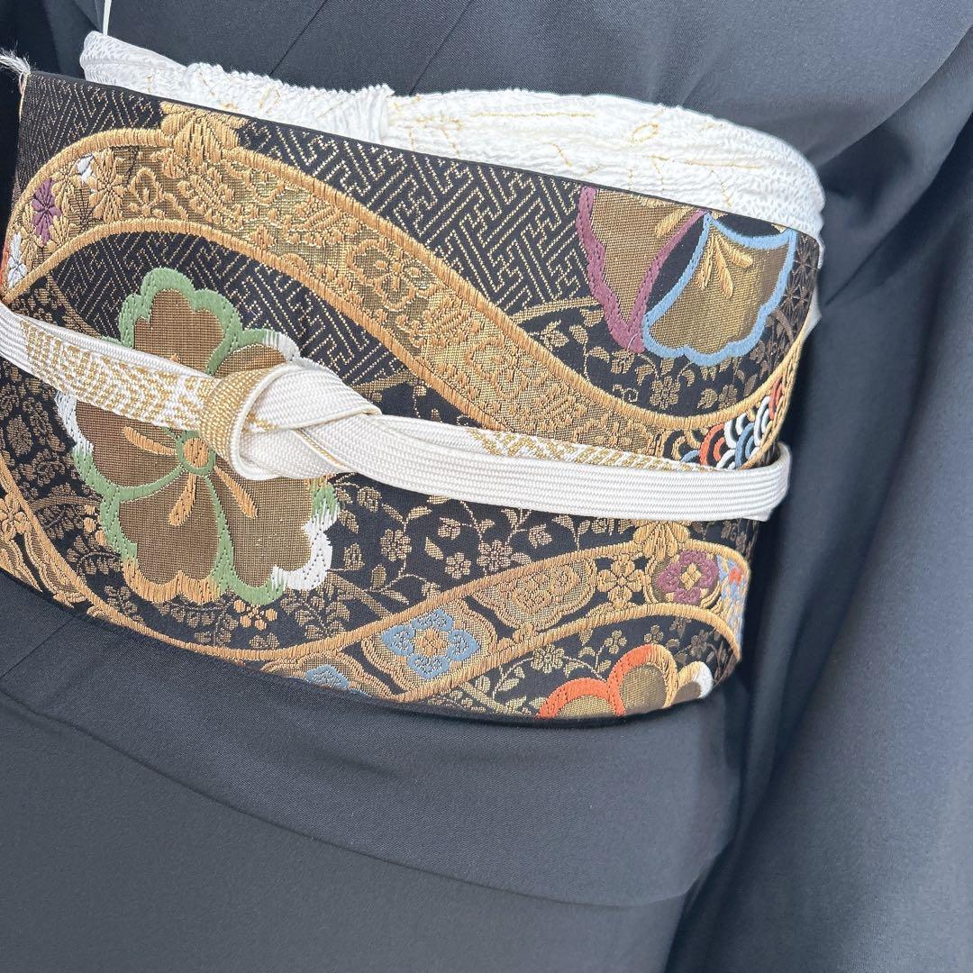 留袖　フルセット　黒留袖　ヤマト謹製　刺繍　豪華　作家物