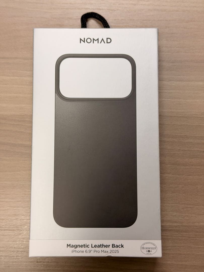 iPhoneアクセサリー NOMAD Magnetic Leather iPhone17 Pro Max