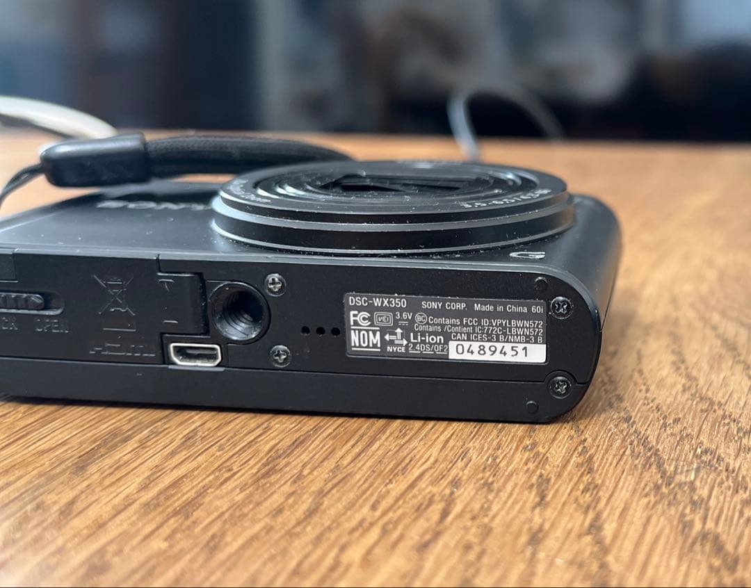 メ*ガ様 ソニーのデジタルカメラ、Cyber-shot DSC-WX350 動作