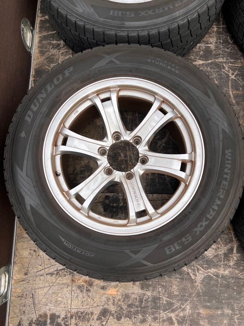 プラド150で使ってた　18インチホイールセット　スタッドレス用に　引取り限定