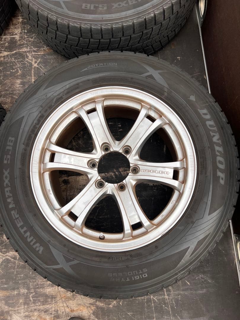 プラド150で使ってた　18インチホイールセット　スタッドレス用に　引取り限定