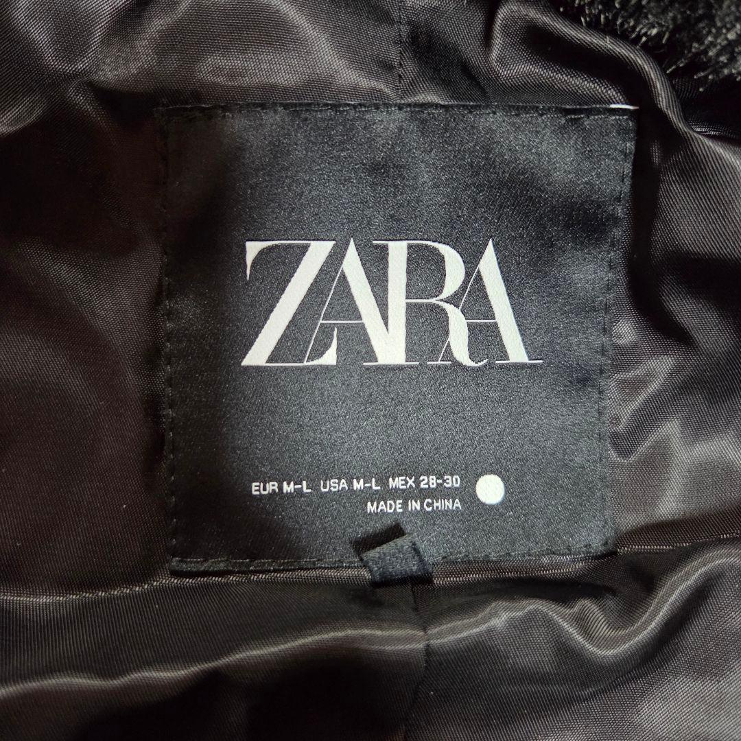 [美品]ZARA フェイクファーボンバージャケット ZW COLLECTION