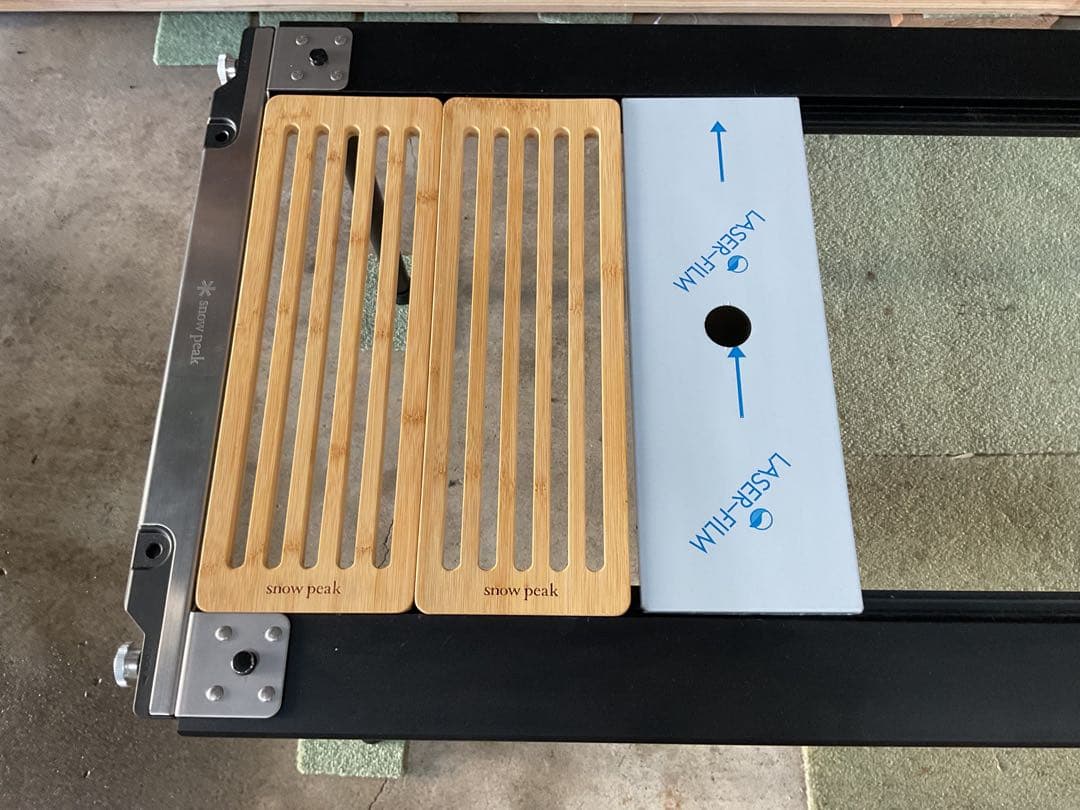 新品 スライドボックス・リッドトレーハーフユニット スノーピーク IGT規格品
