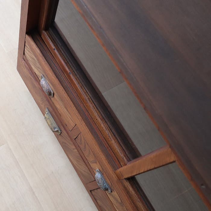 アンティーク ケヤキ ローボード 鉄脚 飾り棚 古家具 スギ テレビ台