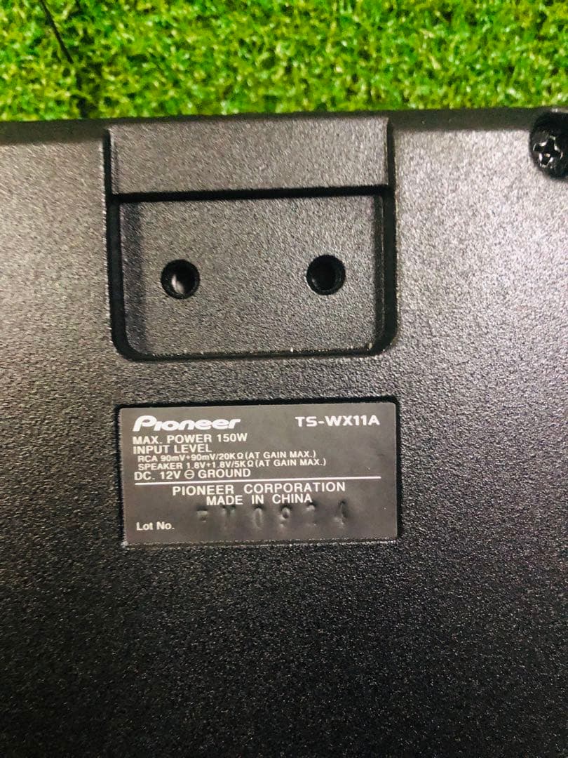 carrozzeria TS-WX11A ウーファー