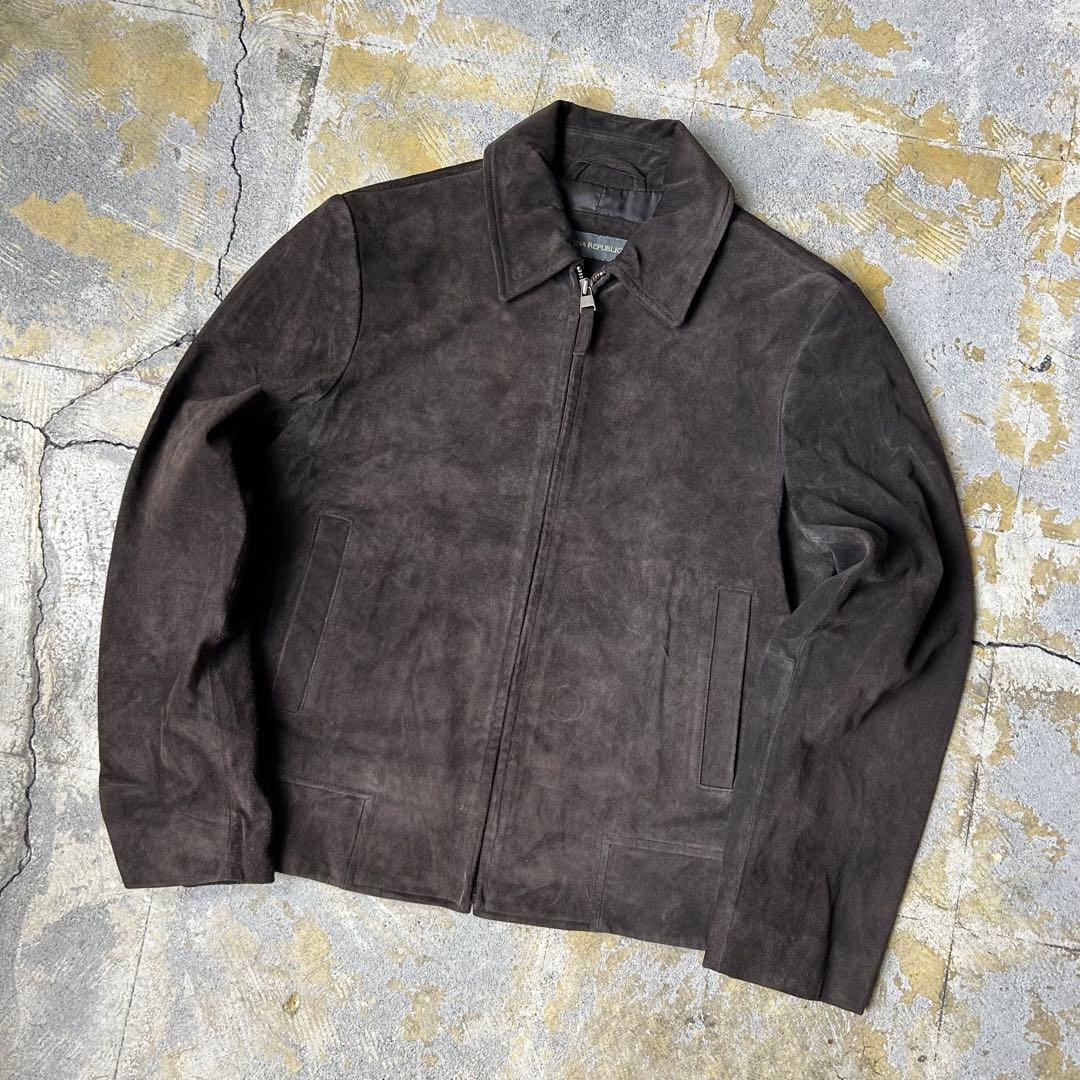 90S Banana Republic スエード レザージャケット バナリパ