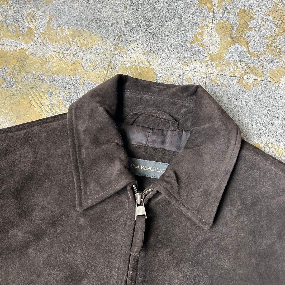 90S Banana Republic スエード レザージャケット バナリパ