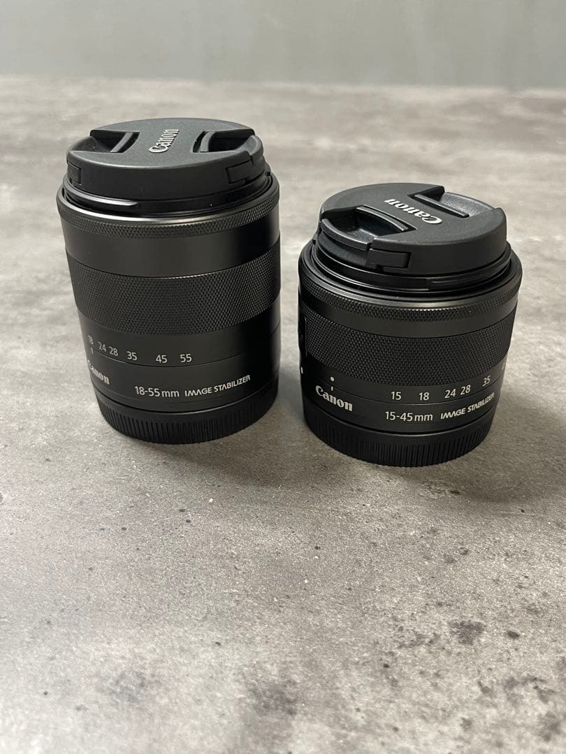 レンズ(ズーム) Canon EF-M18-55mm Canon EF-M15-45mm