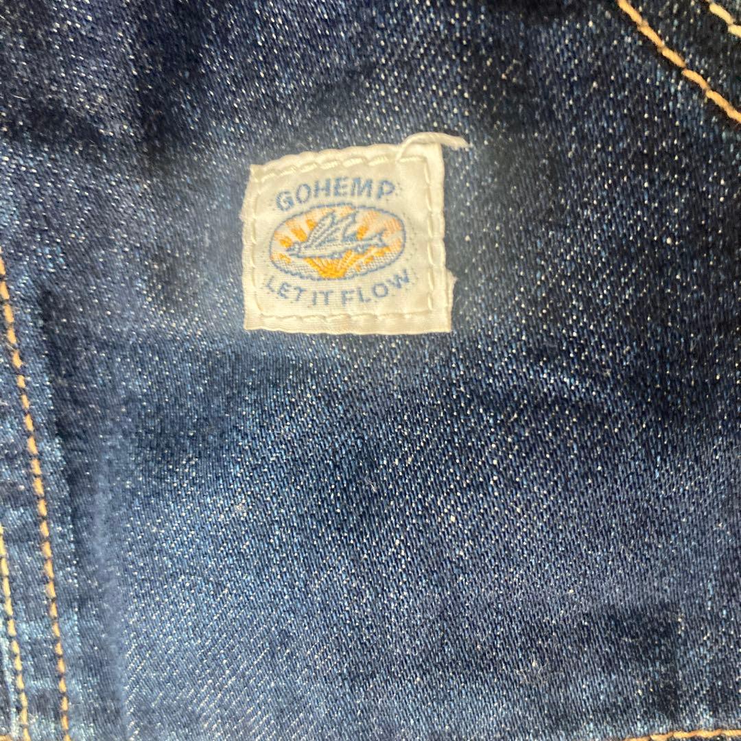 go hemp ゴーヘンプ　オーバーオール　サロペット